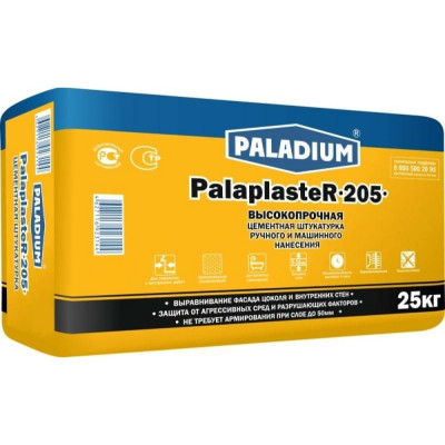 PALADIUM PalaplasteR-205 (1/25кг) Штукатурка цементная 82198793