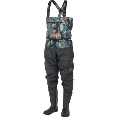 Забродный полукомбинезон Norfin PILOT CAMO BOOTFOOT 83400-44-L