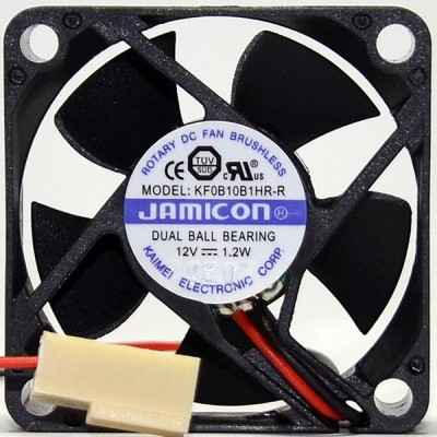 JAMICON вентилятор KF0B10B1HR 35х35х10 12В с разъемом TKP2510-2 С00037252