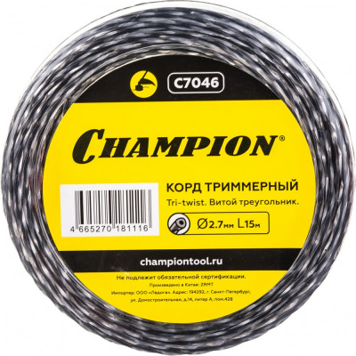 Триммерный корд Champion Tri-twist C7046