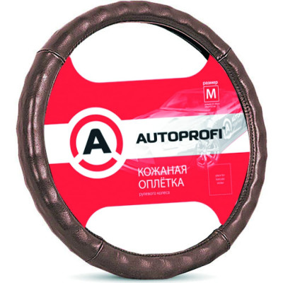 Оплетка руля AUTOPROFI AP-765 BR M