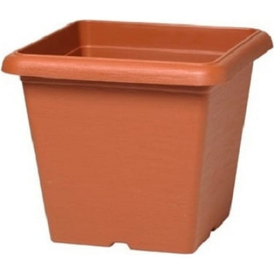PLASTECNIC S.p.A.7105495007 Кашпо квадрат. TERRAE SQUARE 48 48 h40 7 см 56л терра 063156