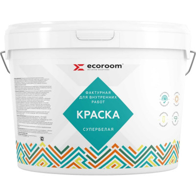 Фактурная краска для внутренних работ ECOROOM E-Кр-3245/16