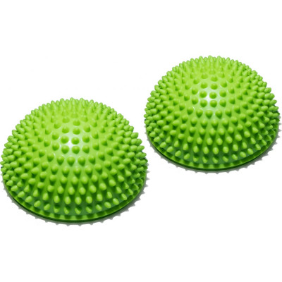 Original FitTools Полусфера массажно-балансировочная набор 2 шт зеленый FT-MSD-2GN