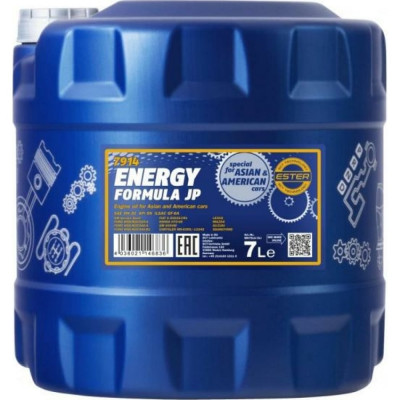 Синтетическое моторное масло MANNOL ENERGY FORMULA JP 5W-30 1282