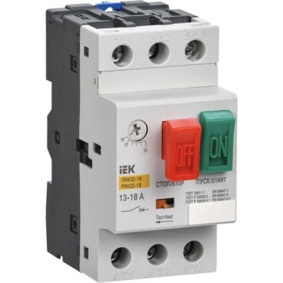 IEK Выключатель авт. защиты двиг. ПРК 32-18 In18A Ir13-18A Ue 660В ИЭК DMS11-018