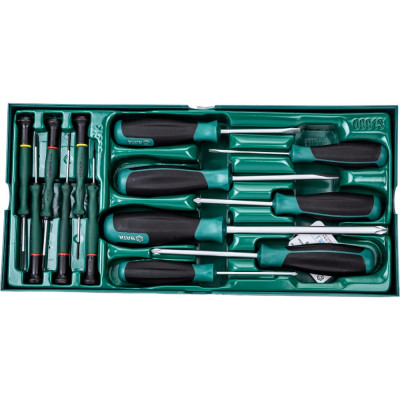 Sata Инструм. Лоток (набор) Отвёртки. 13пр. 09913