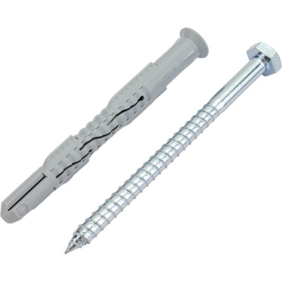 КРЕП-КОМП Дюбель фасадный НЕЙЛОН, шуруп под ключ KENNER Profi 10х100 50шт фдкп10100