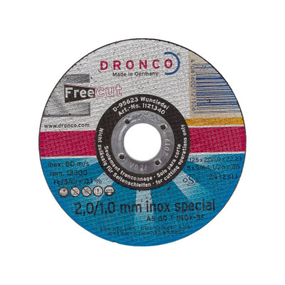 Диск отрезной по нержавейке DRONCO AS60T FreeCut 1121340100