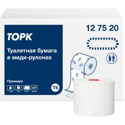 Мягкая бумага TORK Premium 12752021667