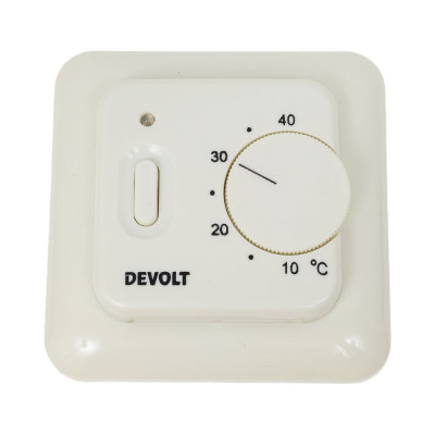 DEVOLT Терморегулятор TR-16m, 3,6кВт, 16А, Белый, TR16MW DEVOLTTR16MW