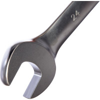 Трещоточный комбинированный ключ 24мм KING TONY 373124M