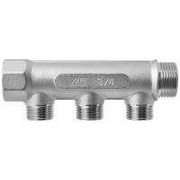 Коллектор MPF 3 выхода х3/4"х1/2", наружная резьба ИС.071057