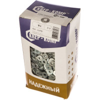 Увеличенная шайба КРЕП-КОМП цинк DIN9021 м4 3кг (примерно 4210 шт.) 4210 шу4ф