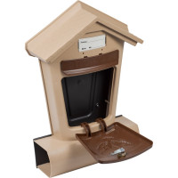 Почтовый ящик Цикл ЭЛИТ бежевый с коричневым 4607156366866