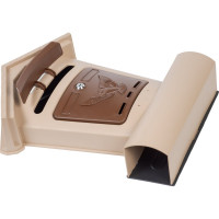 Почтовый ящик Цикл ЭЛИТ бежевый с коричневым 4607156366866