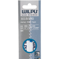 Полотно по металлу 3018/280 (5 шт; 280х19х0.9 мм; 260 мм; 10 TPI) WILPU 1482800005
