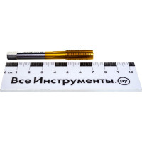 Метчик ПрофОснастка M9x1 HSS M2 TiN 6542 однопр. Эксперт №90 арт. 1/3/60 50211025