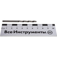 Сверло по металлу НSS-G Super DIN 338 RN (10 шт; 3.5х39х70 мм; Quadropack) Heller 21146
