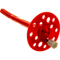 Дюбель для теплоизоляции с металлическим гвоздём с термоголовкой 10х140, 250шт Tech-Krep 130105