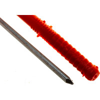 Дюбель для теплоизоляции с металлическим гвоздём с термоголовкой 10х140, 250шт Tech-Krep 130105