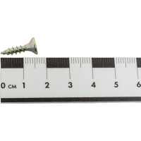 Шуруп, жёлтый цинк Крепежная техника 4,0х16 1000шт 431334 БК