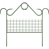 Декоративный металлический забор Комплект-Агро Садово-парковый Д-4.45м, В-0.77м, 5 секций КА0269