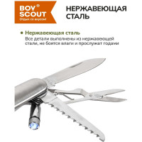 Мультиинструмент BOYSCOUT Универсал 14 функций 61285