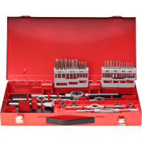 Набор метчиков и плашек Ruko M3-M12 мм HSS-G 37пр 245020