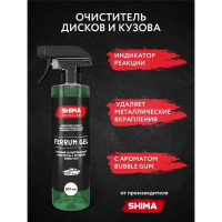 Гелевый очиститель SHIMA DETAILER FERRUM GEL BUBBLE GUM, 500 мл 4634444147814 BUBBLE GUM