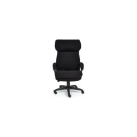 Кресло TetChair DUKE флок/ткань черный/черный 35/TW-11 14040