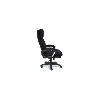 Кресло TetChair DUKE флок/ткань черный/черный 35/TW-11 14040