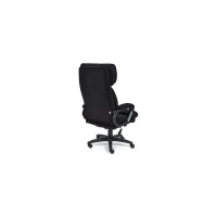 Кресло TetChair DUKE флок/ткань черный/черный 35/TW-11 14040