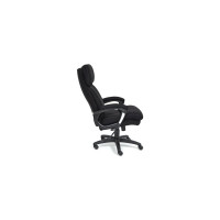 Кресло TetChair DUKE флок/ткань черный/черный 35/TW-11 14040