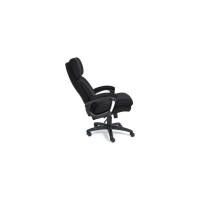 Кресло TetChair DUKE флок/ткань черный/черный 35/TW-11 14040