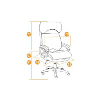 Кресло TetChair DUKE флок/ткань черный/черный 35/TW-11 14040