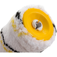 Малярный валик РемоКолор с рукояткой Микрофибра, ось 6мм, D40мм, 100мм, красная рукоятка, 04-2-610