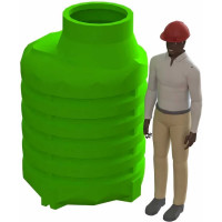 Кессон ASPLAST Димакс с крышкой и манжетой d 125-133 D-26P01-KS1-1800L-G-M
