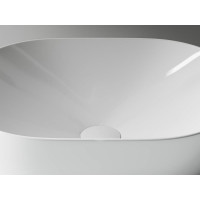 Накладной умывальник чаша Ceramicanova Element овальная, 480х350х130 мм CN5010