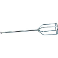 Миксер оцинкованный для строительных смесей повышенной вязкости (80х400 мм) FIT 04209