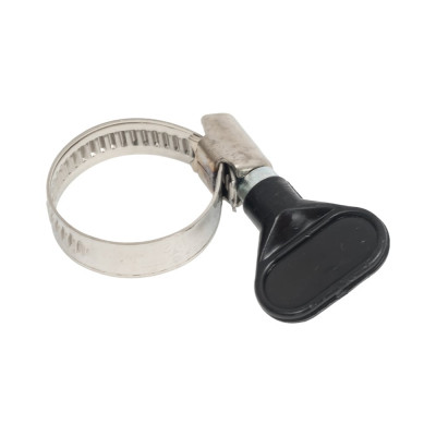 Обжимной хомут из нержавеющей стали MasterProf 16-25 мм, бабочка, 2 шт ИС.140813