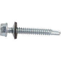 Кровельные саморезы ВИРТУОЗ 6,3х51 мм, цинк 10 шт 03423