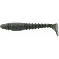 Съедобные искусственные виброхвосты LUCKY JOHN LJ Pro Series TIOGA FAT 4.5in, цвет F08, 4шт. 140147-F08