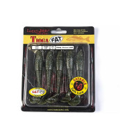 Съедобные искусственные виброхвосты LUCKY JOHN LJ Pro Series TIOGA FAT 3.9in, цвет F08, 5шт. 140146-F08