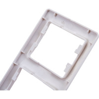 2-местная вертикальная рамка Systeme Electric Glossa перламутр GSL000606