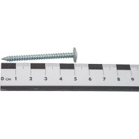 Саморез по металлу Bohrer 4,2х51 полусф. с пресс-шайбой, оцинк., острый, 1 кг SWPSHO-4,2х51-1