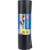 Мешки для мусора (220 л; 88х130 см; 30 мкм; 25 шт.; ПВД; черные; в рулоне) OfficeClean 243963/И