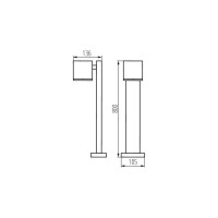 Парковый светильник столбик KANLUX GORI 80/ 29003