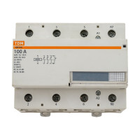 Модульный контактор TDM ELECTRIC КМ100/4-100 3НО1НЗ SQ0213-0027