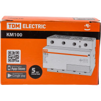 Модульный контактор TDM ELECTRIC КМ100/4-100 3НО1НЗ SQ0213-0027